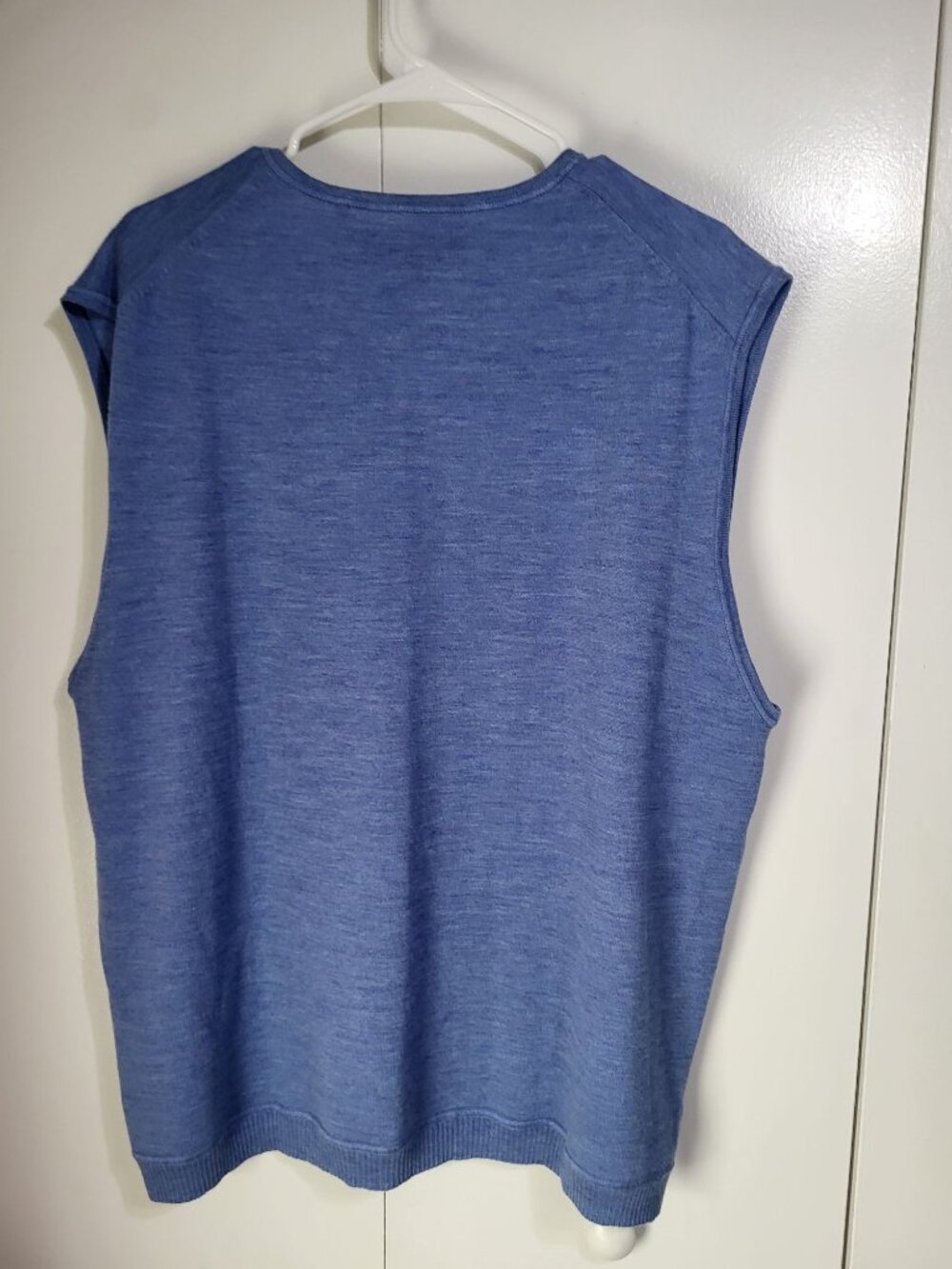 Tommy Bahama Golf Vest Men's XXL Extra Fine Merino Wool Blue Old Money Preppy - Picture 2 of 8